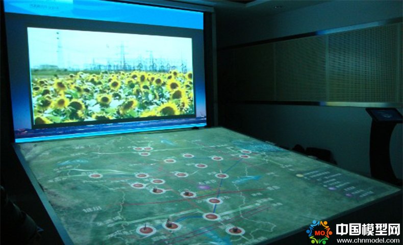 顯示器數(shù)字沙盤(pán)