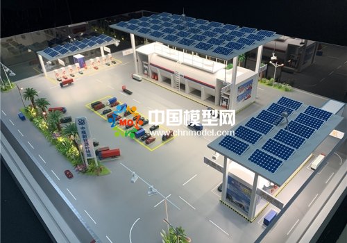 充氣站模型，充電站模型，能源站模型