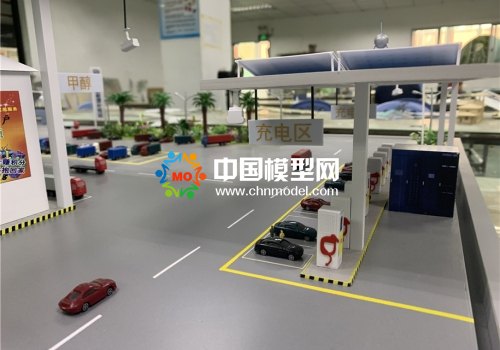 充氣站模型，充電站模型，能源站模型
