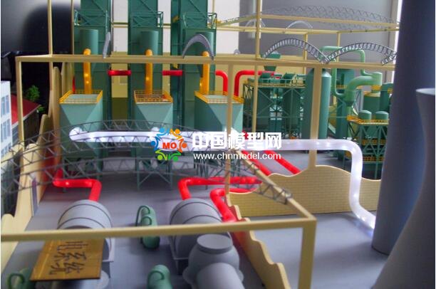 城市生活垃圾綜合處理系統(tǒng)沙盤(pán)模型