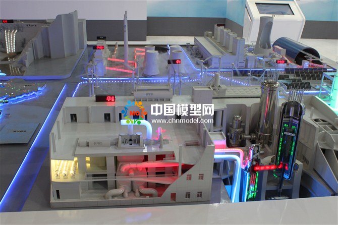 熱電站模型，核電站模型，火力發(fā)電站少盤