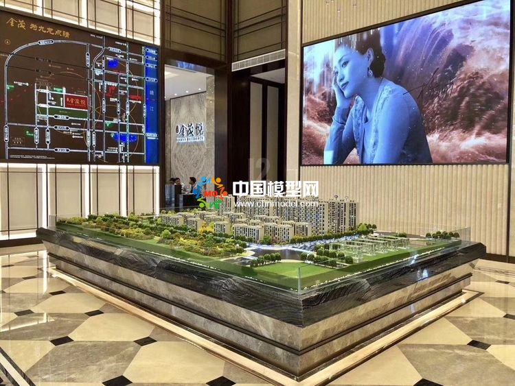 高檔樓盤模型底座，售樓部沙盤展臺(tái)（收藏）