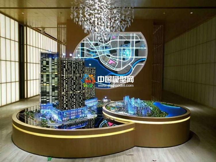 高檔樓盤模型底座，售樓部沙盤展臺(tái)（收藏）