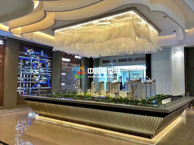 高檔樓盤模型底座，售樓部沙盤展臺(tái)（收藏）