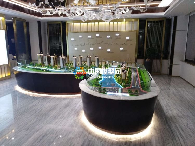 高檔樓盤模型底座，售樓部沙盤展臺(tái)（收藏）