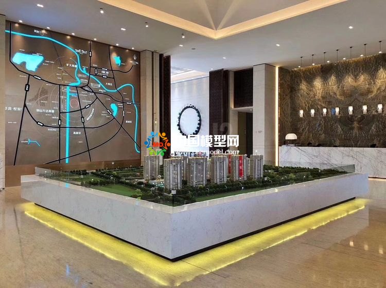 高檔樓盤模型底座，售樓部沙盤展臺(tái)（收藏）