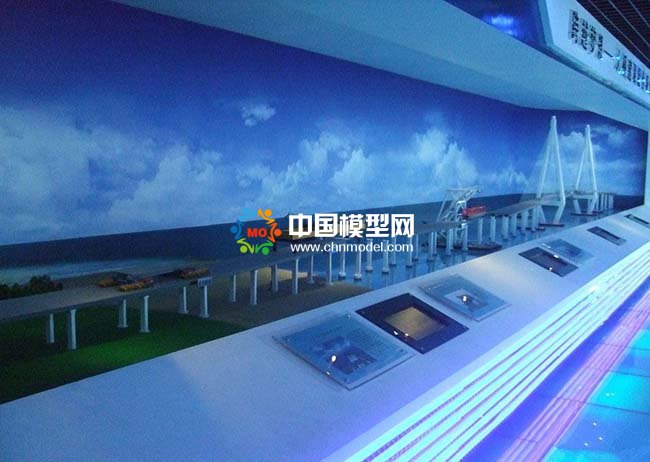 杭州灣跨海大橋沙盤(pán)模型