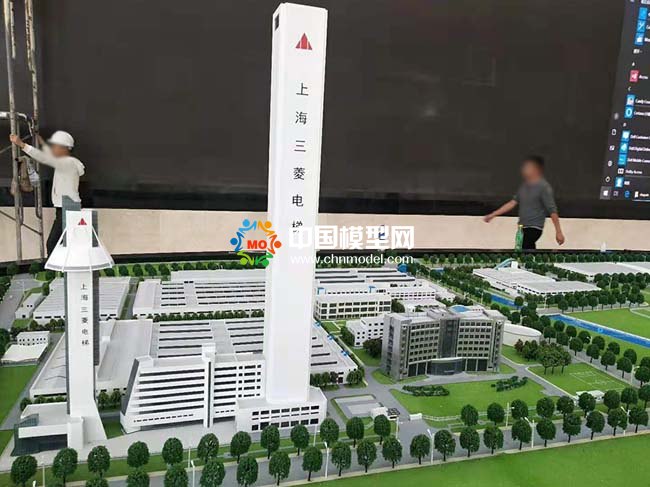 上海三菱電梯廠區(qū)沙盤(pán)模型