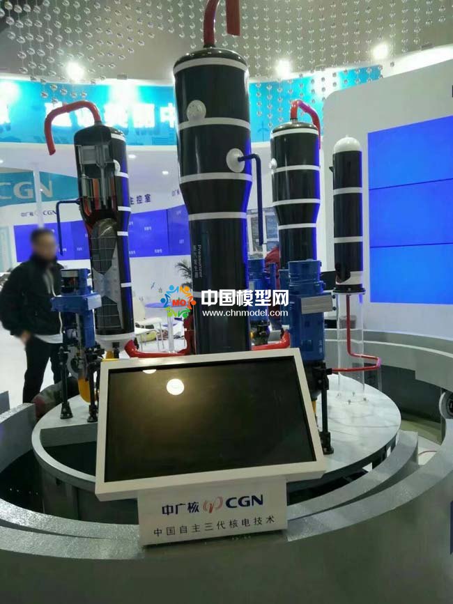 中國自主三代核電技術(shù)模型，突破核電裝備的自主化