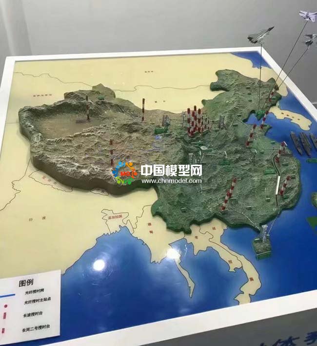 國家授時系統(tǒng)沙盤模型