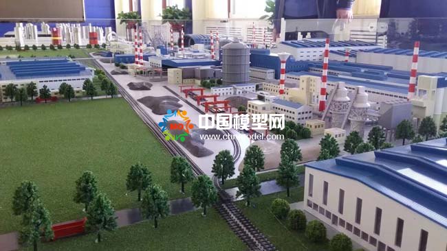 巨能特鋼廠區(qū)沙盤(pán)模型，新工藝新技術(shù)新材料新裝備實(shí)驗(yàn)基地