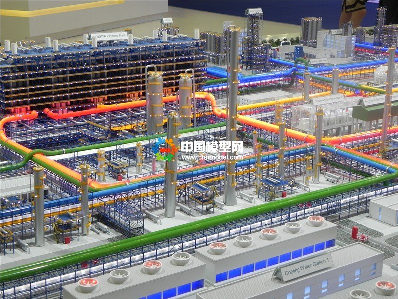 石油化工產(chǎn)業(yè)沙盤模型，石油化工流程模型