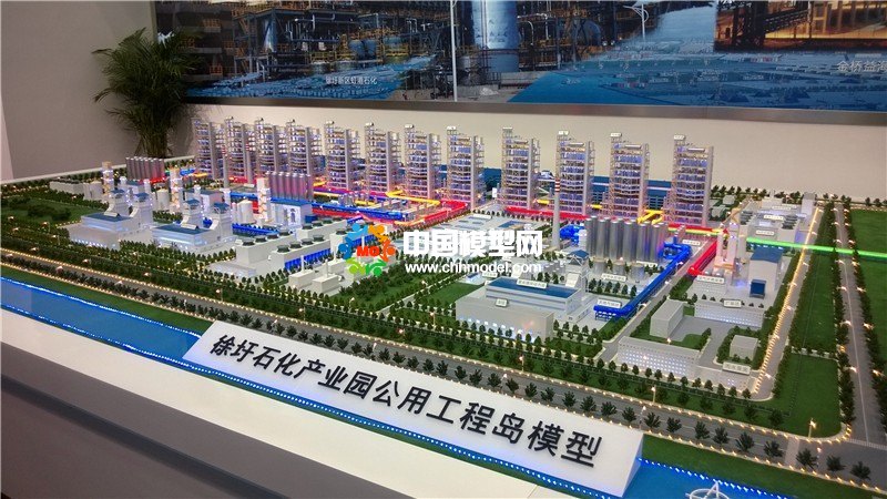 石油化工產(chǎn)業(yè)沙盤模型，石油化工流程模型
