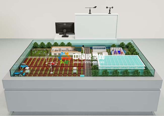 智慧農(nóng)業(yè)教學(xué)實(shí)驗(yàn)平臺(tái)沙盤(pán)你模型效果圖