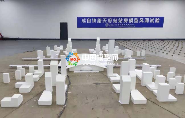 鐵路站房風(fēng)洞試驗(yàn)?zāi)P? align=