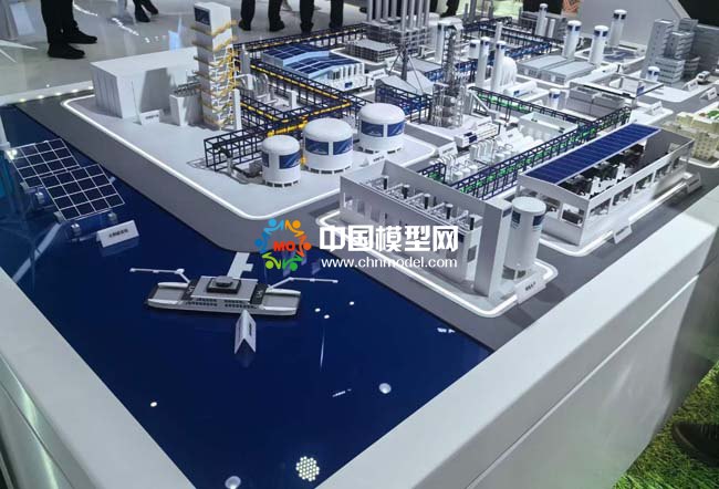 氫基綠色低碳解決方案沙盤模型
