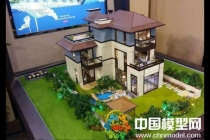 別墅模型主要突出環(huán)境觀，建筑按部就班即可