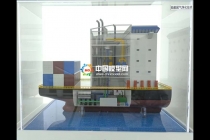 綠色船舶模型，廢氣凈化模型，船舶尾氣凈化模型