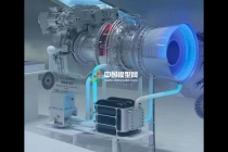 兆瓦級氫燃料渦軸發(fā)動(dòng)機(jī)模型