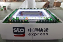 快遞物流沙盤，智能分揀模型