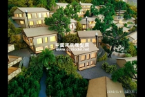 鄉(xiāng)伴攬樹山房建筑模型，展示沙盤模型