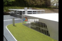 汽車展館沙盤模型，汽車展廳4S店沙盤模型