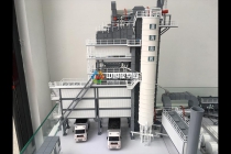 化工設備沙盤模型，合川煙氣凈化模型