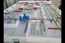 混凝土預(yù)制件生產(chǎn)線沙盤模型， 裝配式建筑沙盤模型