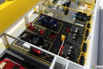 智能物流庫(kù)模型，上海曉?shī)W工業(yè)模型，汽修店展示模型