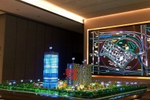 美的置業(yè)廣場展示模型，售樓沙盤