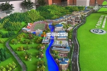 廣州龍濤外國(guó)語(yǔ)學(xué)校沙盤模型