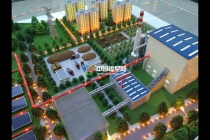 工業(yè)展示沙盤模型，企業(yè)展廳沙盤模型