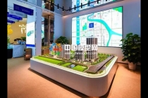 售樓部正常使用三類沙盤模型，建筑區(qū)域和戶型