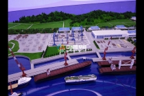 海運(yùn)重工沙盤(pán)模型，海工裝備修造模型